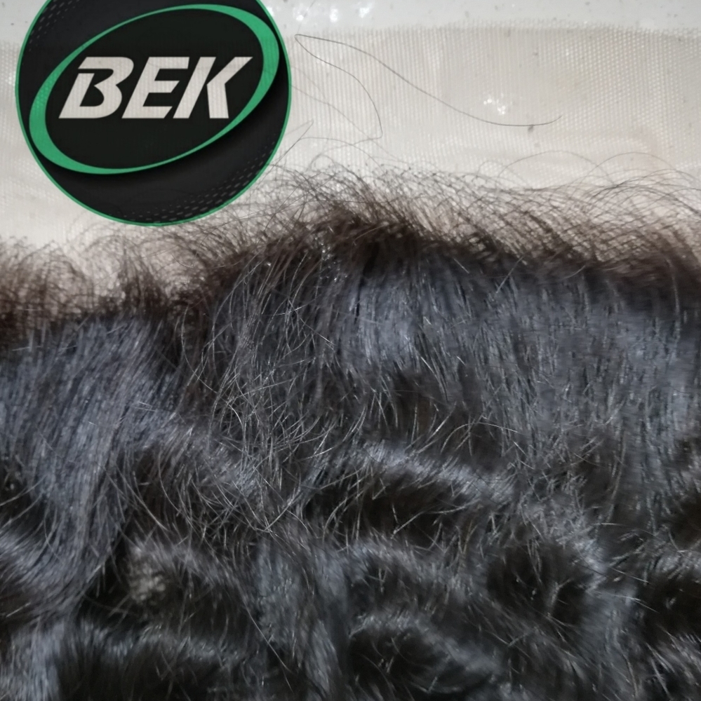 16"Kinky HDLace Frontal Unprocessed Human Hair